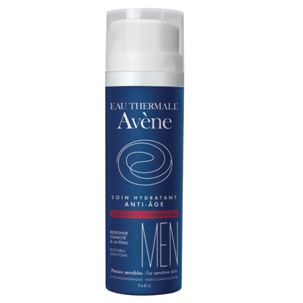 Avene Soin Hydratant Anti-Age Men 24ωρη Ενυδατική Ανδρική Κρέμα Προσώπου για Ξηρές Επιδερμίδες με Υαλουρονικό Οξύ 50ml