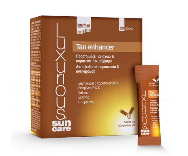 Intermed Luxurious Suncare Tan Enhancer 20 φακελίσκοι Apricot