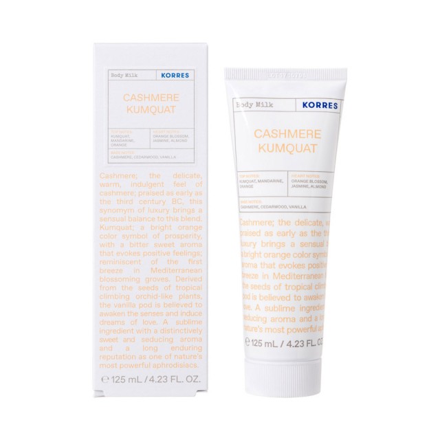 Korres Cashmere Kumquat Ενυδατική Lotion Σώματος με Άρωμα Βανίλια 125ml