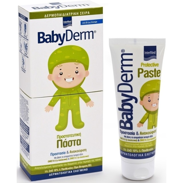 Intermed Babyderm Κρέμα Ανακούφισης & Προστασίας με ZNO 125ml