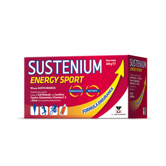 SUSTENIUM ENERGY SPORT 10 SACHETS