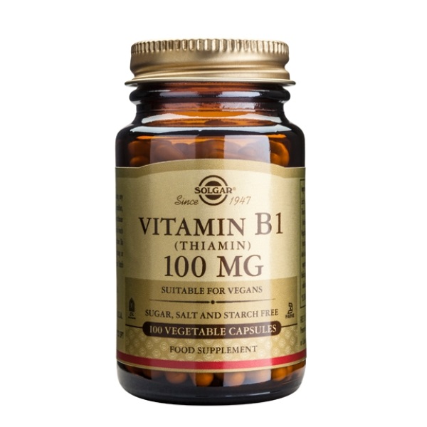 Solgar Vitamin B1 100mg Thiamin 100veg caps