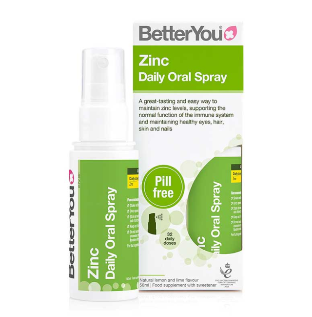 BetterYou Zinc Daily Oral Spray 50ml Lemon Lime