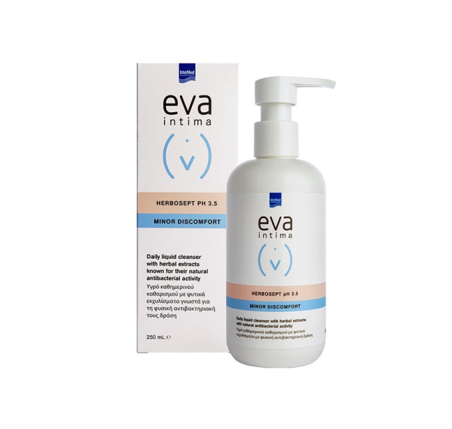 Intermed Eva Intima Wash Herbosept pH 3.5 Υγρό Καθαρισμού με Χαμομήλι και Αλόη 250ml