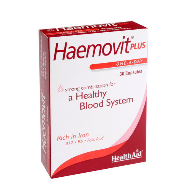 Health Aid Haemovit Plus 30 κάψουλες