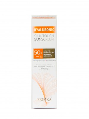 Froika Hyaluronic Silk Touch Sunscreen Αδιάβροχη Αντηλιακή Κρέμα Προσώπου SPF50 40ml