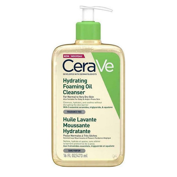 CeraVe Λάδι Καθαρισμού Hydrating για Ξηρές Επιδερμίδες 473ml