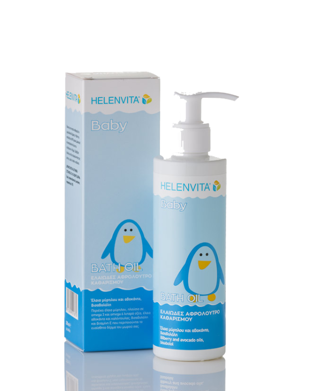 Helenvita Baby Bath Oil 200ml με Αντλία