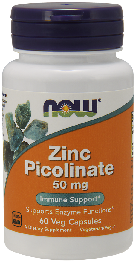 NOW ZINC PICOLINATE 50mg  60 CAPS