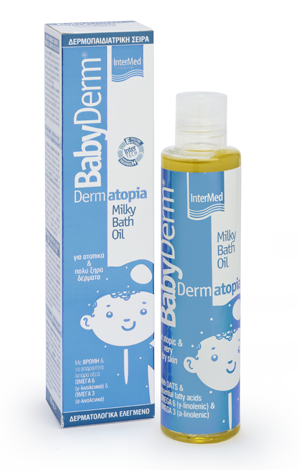 Intermed Babyderm Dermatopia Milky Bath Oil για Ατοπικό Δέρμα 200ml