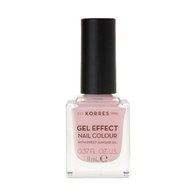 Korres Gel Effect Gloss Βερνίκι Νυχιών Μακράς Διαρκείας Ροζ 5 Candy Pink 11ml