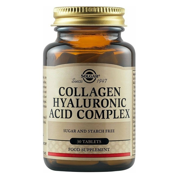 Solgar Collagen Hyaluronic Acid Complex 120mg 30tabs