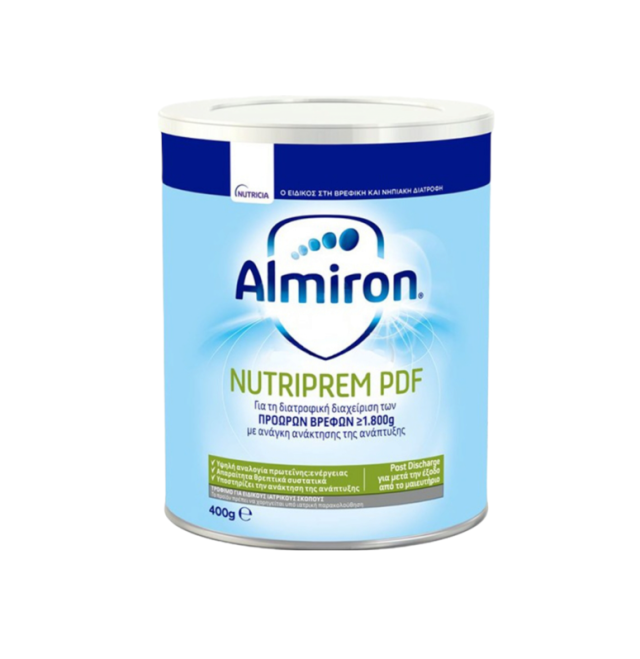 Nutricia Γάλα σε Σκόνη Almiron Nutriprem PDF 0m+ 400gr