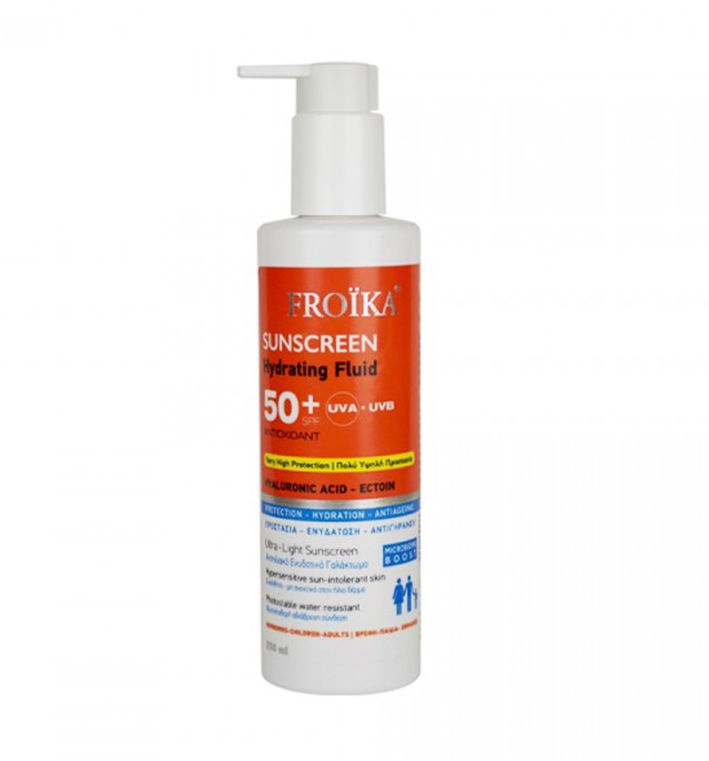 Froika Hydrating Fluid Αντηλιακή Κρέμα για το Σώμα SPF50 250ml