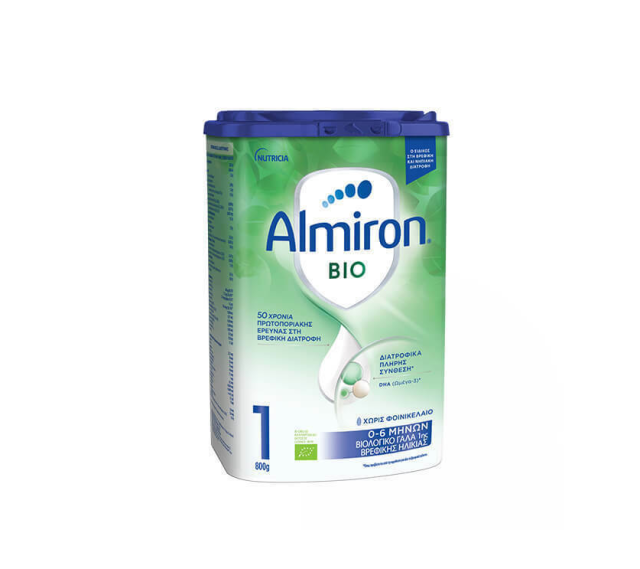 Nutricia Γάλα σε Σκόνη Almiron Bio 1 0m+ 800gr