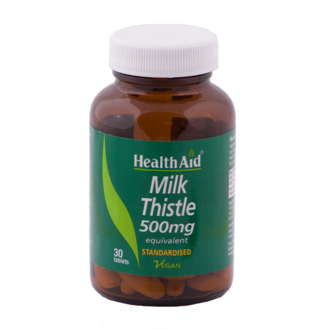 Health Aid Milk Thistle Extract 500mg 30 ταμπλέτες