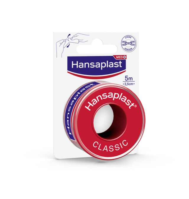 Hansaplast Classic Επιδεσμική Ταινία 2.5cm x 5m