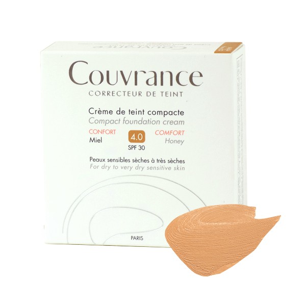 Avene Couvrance Creme de teint compacte CONFORT SPF30 Miel 4.0 10g