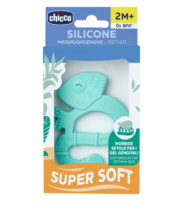 Chicco Μασητικός Κρίκος Οδοντοφυΐας από Σιλικόνη για 2 m+