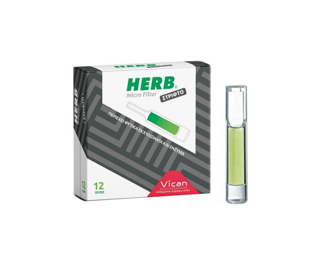 HERB MICRO FILTER (12τεμ.) για στριφτό τσιγάρο