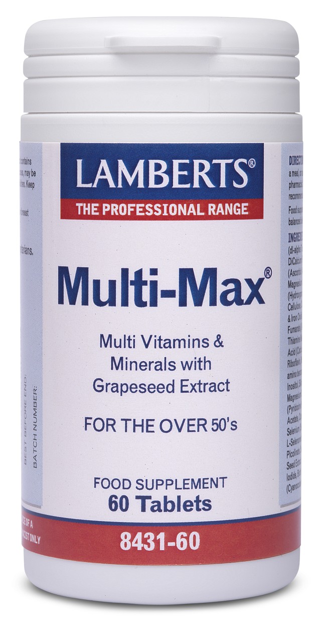 Lamberts Multi-Max Βιταμίνη για Ενέργεια 60 ταμπλέτες