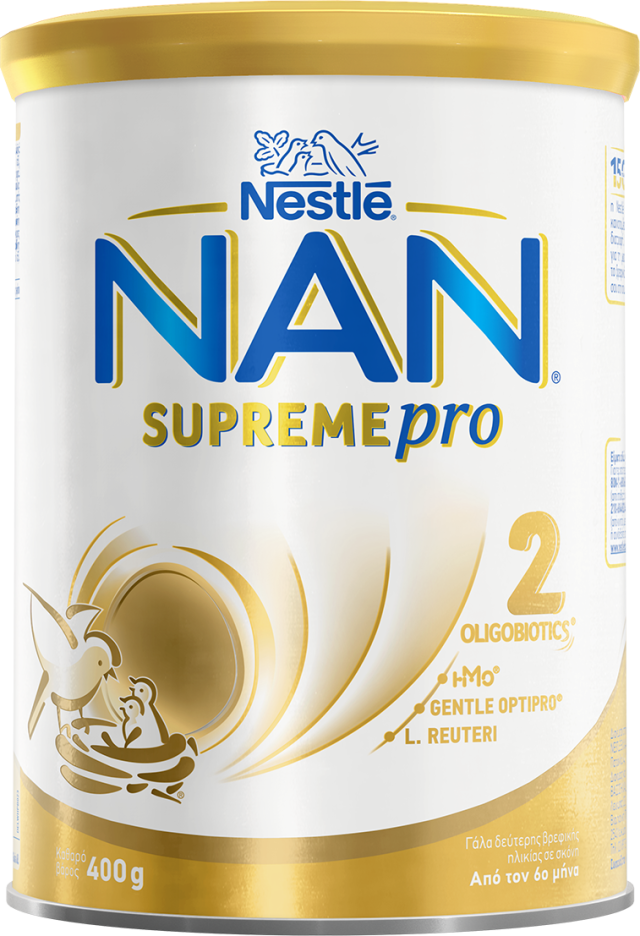 Nestle Γάλα σε Σκόνη Nan Supreme Pro 2 6m+ 400gr