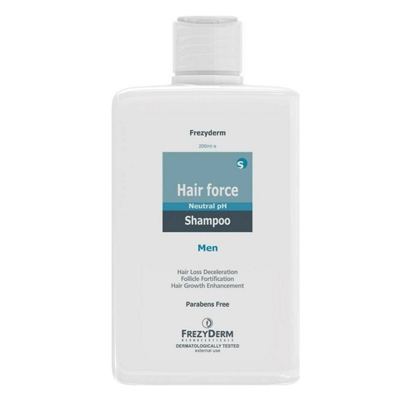 Frezyderm Hair Force Men Σαμπουάν κατά της Τριχόπτωσης για Όλους τους Τύπους Μαλλιών 200ml