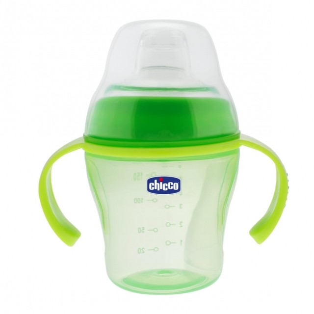 Chicco Μαλακό Κύπελλο, Soft Cup Πράσινο, 6m+