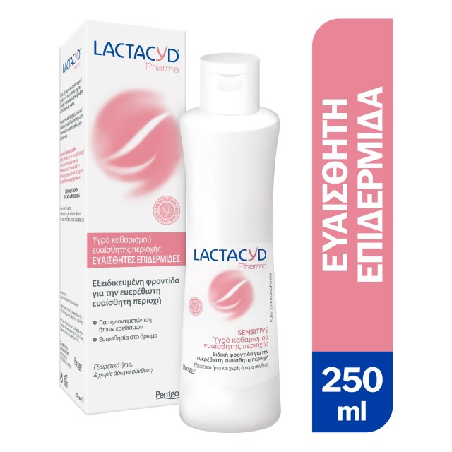 Lactacyd Sensitive Ήπιο Υγρό Καθαρισμού 250ml