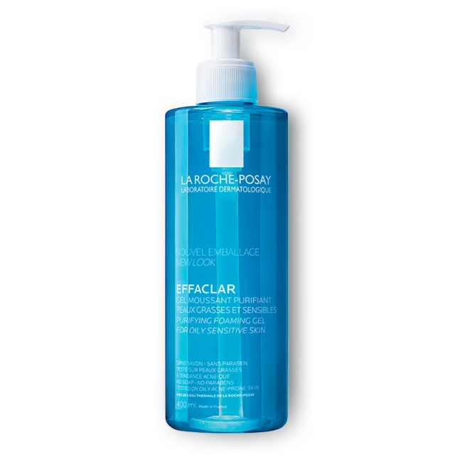 La Roche Posay Effaclar Purifying Foaming Gel για Λιπαρές Επιδερμίδες κατά της Ακμής 400ml