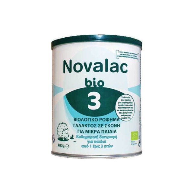 Novalac Γάλα σε Σκόνη Bio 3 12m+ 400gr