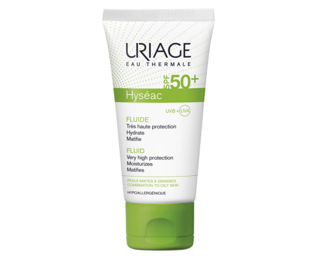 Uriage Hyseac Fluide SPF50 Αδιάβροχη Αντηλιακή Λοσιόν για το Σώμα SPF50 50ml