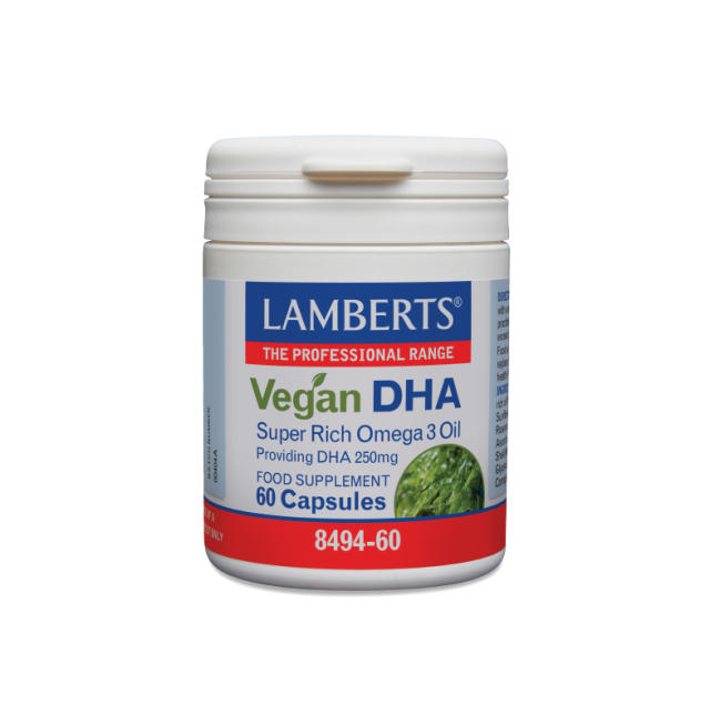 Lamberts Vegan DHA 250mg 60 κάψουλες