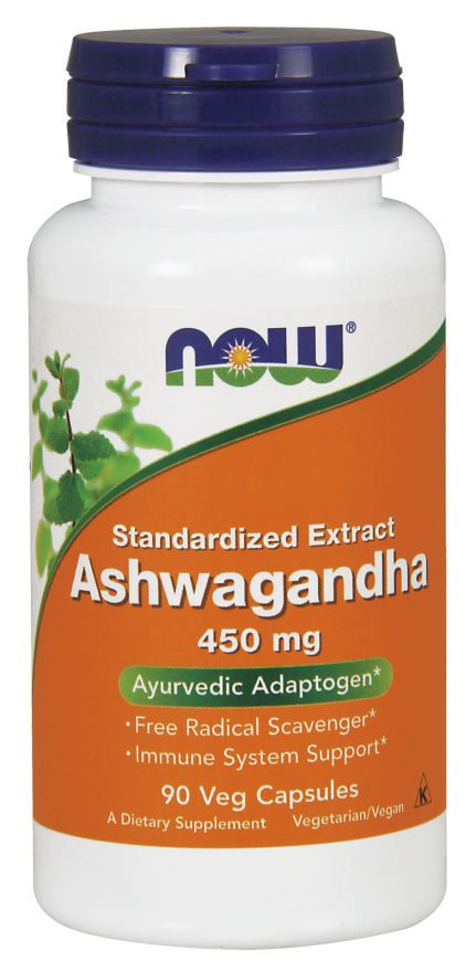 NOW ASHWAGANDHA EXTRACT 450 MG 90 VCAPS  