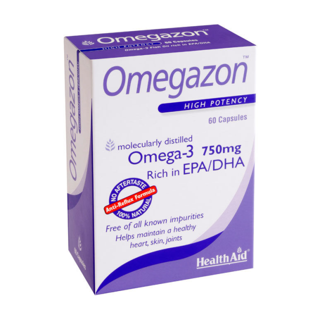 Health Aid Omegazon Ιχθυέλαιο 750mg 60 κάψουλες