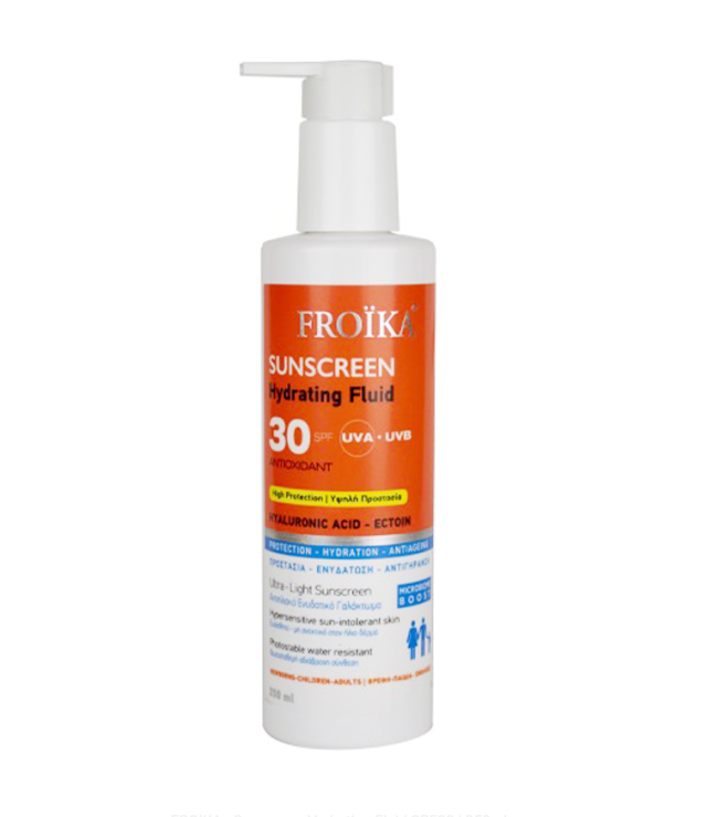 Froika Hydrating Fluid Αντηλιακή Λοσιόν για το Σώμα SPF30 250ml