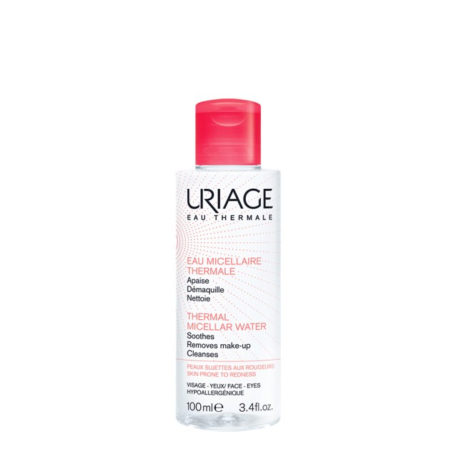 Uriage Micellar Water Ντεμακιγιάζ Thermal Intolerant Skin για Ξηρές Επιδερμίδες 100ml