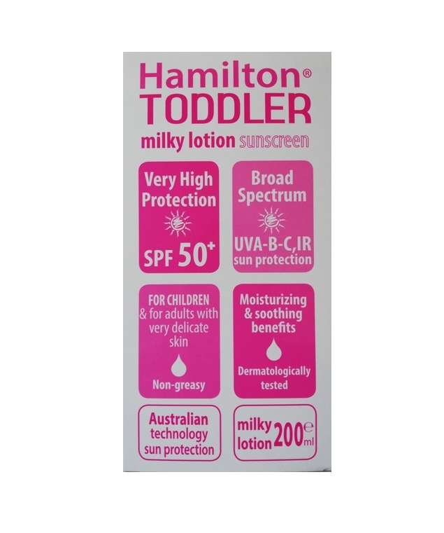 HAMILTON TODDLER SPF 50+ (70) , MILKY LOTION 200 ML