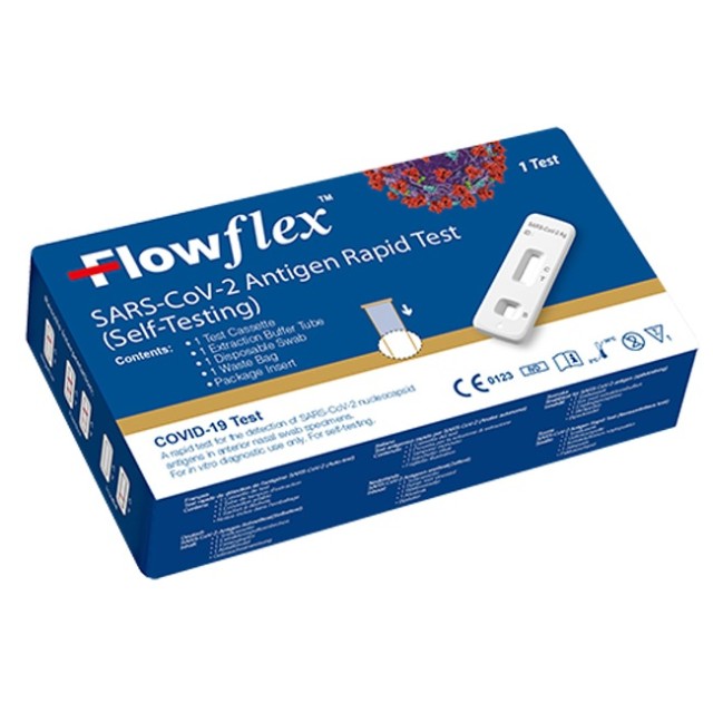 Acon FlowFlex SARS-Cov-2 Antigen Rapid Test Τεστ Κορονοϊού Ταχείας Ανίχνευσης Αντιγόνων με Ρινικό Δείγμα 1τμχ