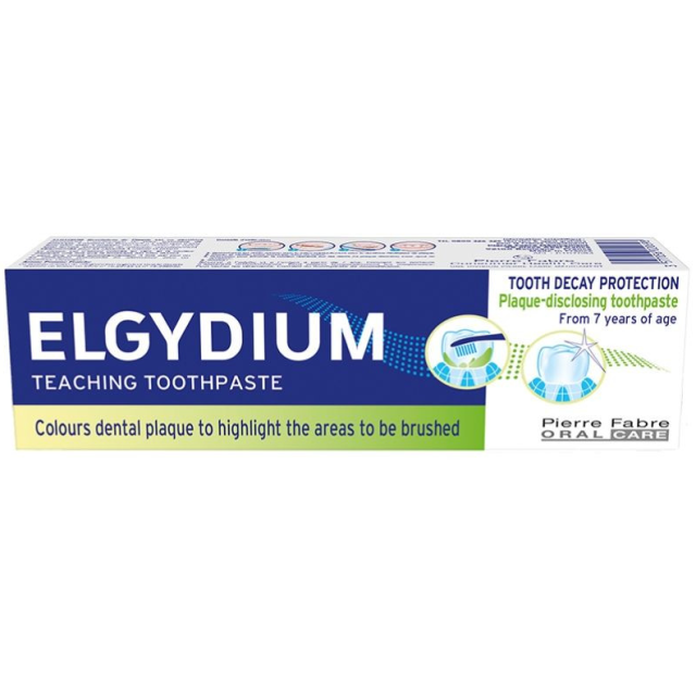 Elgydium Teaching Toothpaste Tooth Decay Protection Αποκάλυψη Πλάκας, για Παιδιά από 7 ετών 50ml