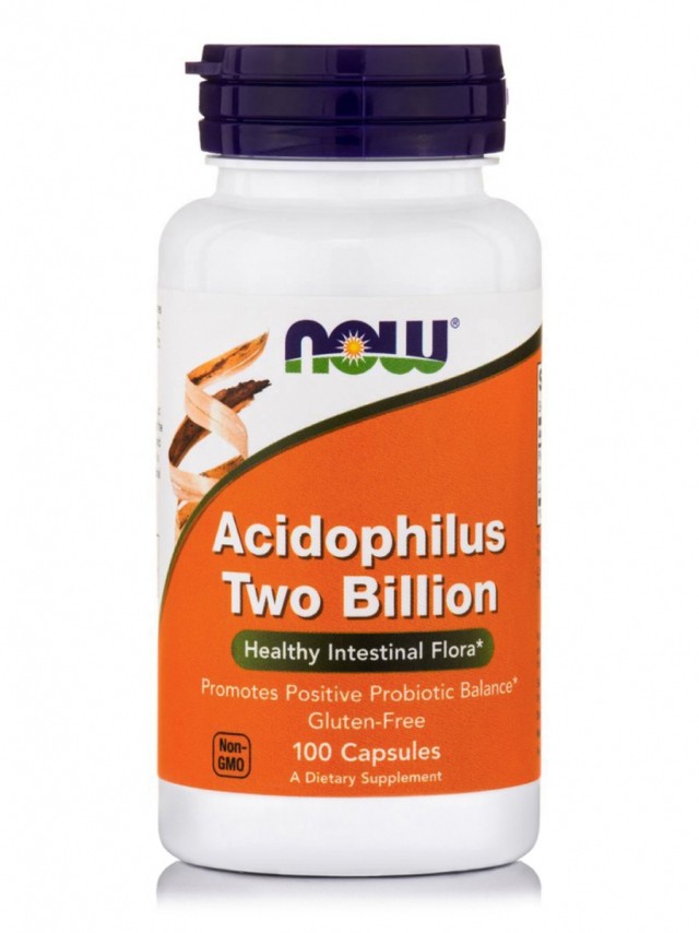 NOW ACIDOPHILUS 2 BILLION  100 CAPS