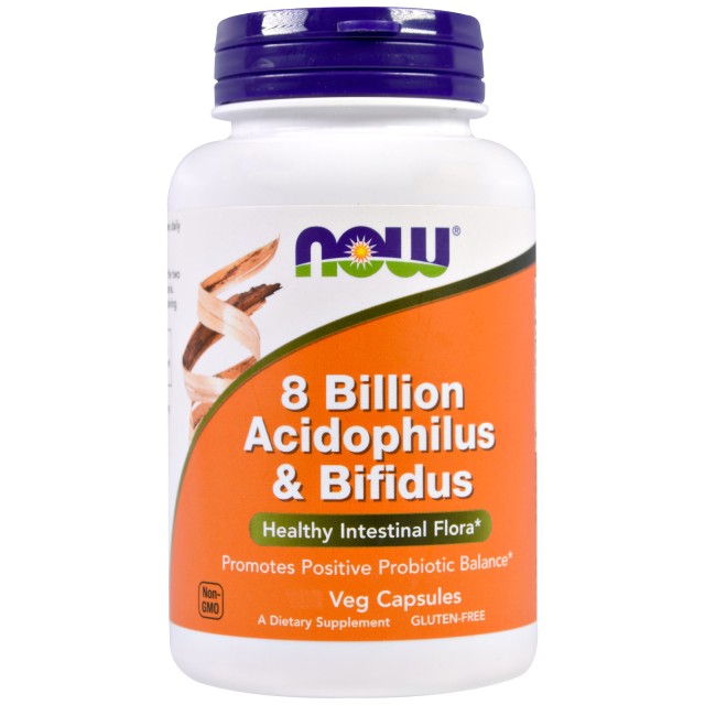 NOW ACIDOPH/BIFIDUS 8 BILLION  60 VCAPS