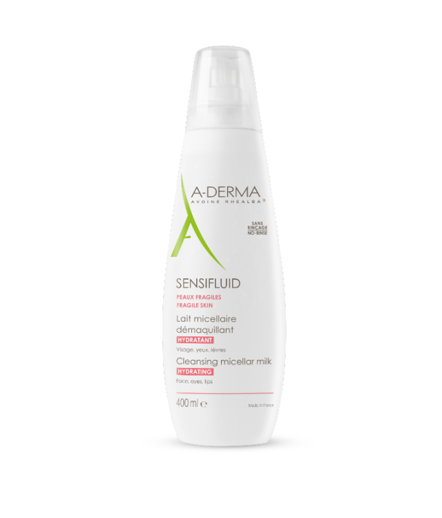 A-DERMA SENSIFLUID LAIT MICELLAIRE 400ML