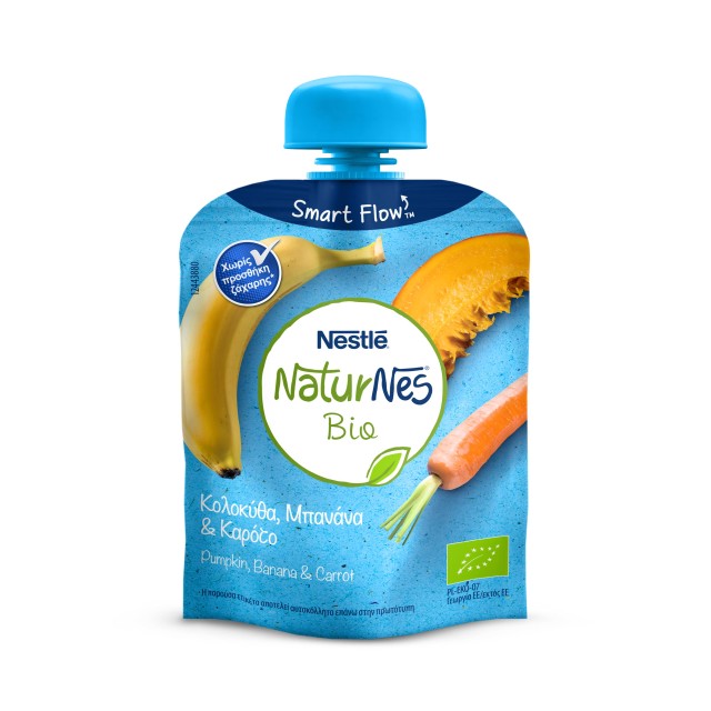 Nestle Bio Φρουτοποθρες Κολοκυθα ΜπαναναΚαροτο 90g