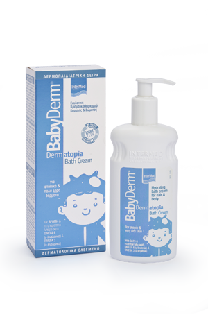 Intermed Babyderm Dermatopia Bath Cream για Ατοπικό Δέρμα με Χαμομήλι 300ml με Αντλία