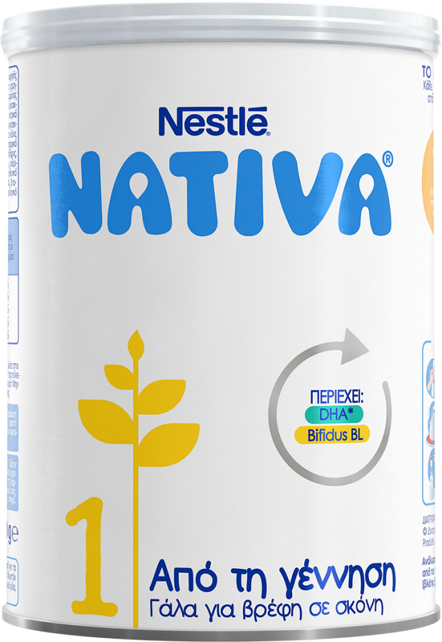 Nestle Γάλα σε Σκόνη Nativa 1 0m+ 400gr