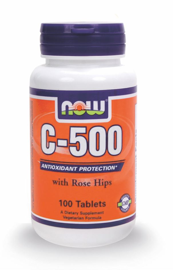 NOW C-500 W/ ROSE HIPS & BIOFLAVONOIDS 100 TABS  