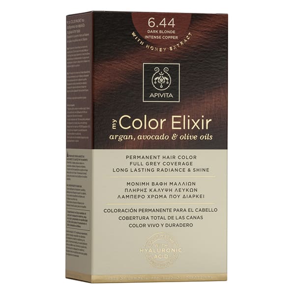 Apivita My Color Elixir 6.44 Ξανθό Σκούρο Έντονο Χάλκινο 125ml