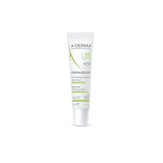 A-DERMA DERMALIBOUR+ CICA-BAUME LEVRES 15ML