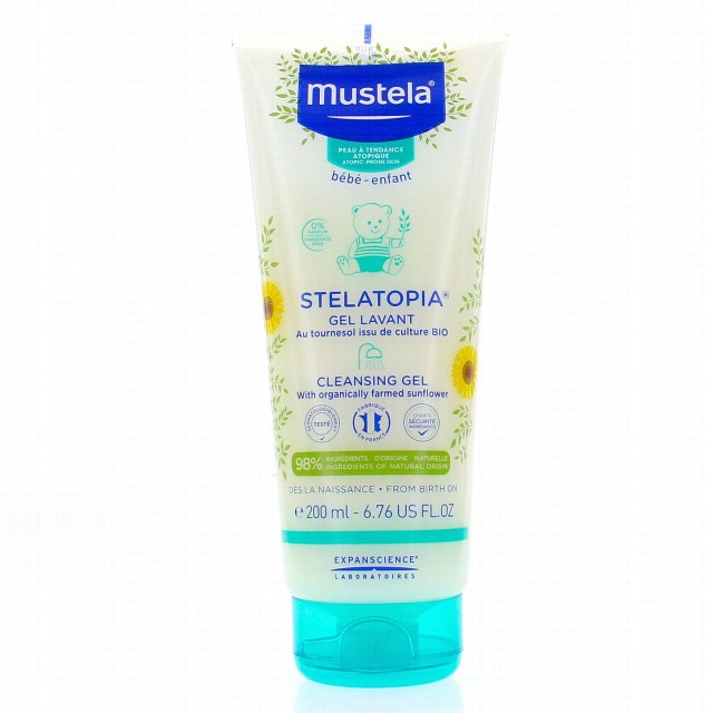 Mustela Stelatopia Cleansing Gel για Ατοπικό Δέρμα 200ml